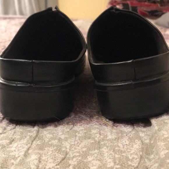 Black mules worn once size 11 - Picture 4 of 6